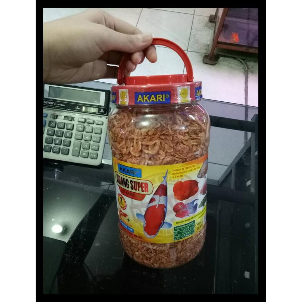 UDANG KERING SUPER 650GR AA / AKARI PLUS SPIRULINA KODE 1282