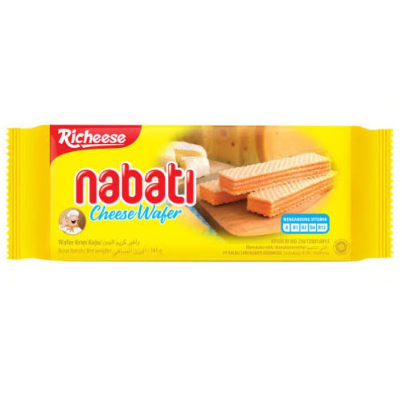 

NABATI WAFER RASA KEJU 145 GR GRAM