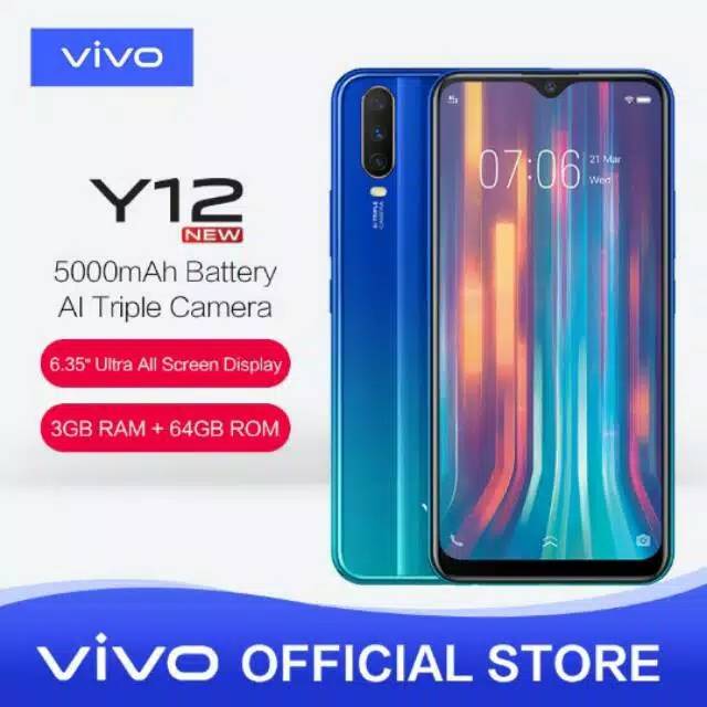 Vivo Y12 ram 3/64 | Shopee Indonesia