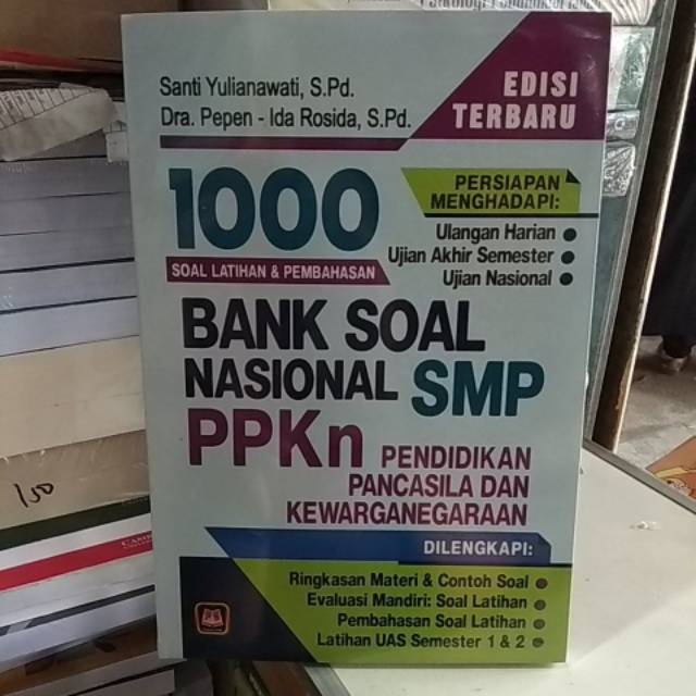 Buku Original Bank Soal Nasional Smp Pkn Shopee Indonesia
