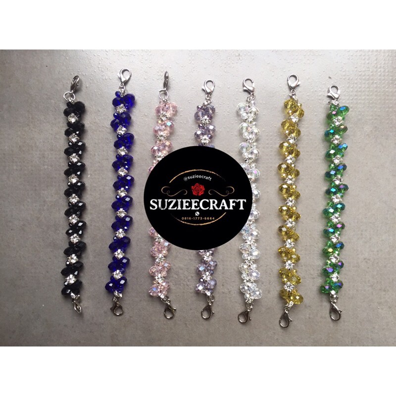 TALI MASKER HIJAB NON HIJAB KRISTAL // KONEKTOR MASKER KRISTAL SPESIAL RAMADHAN