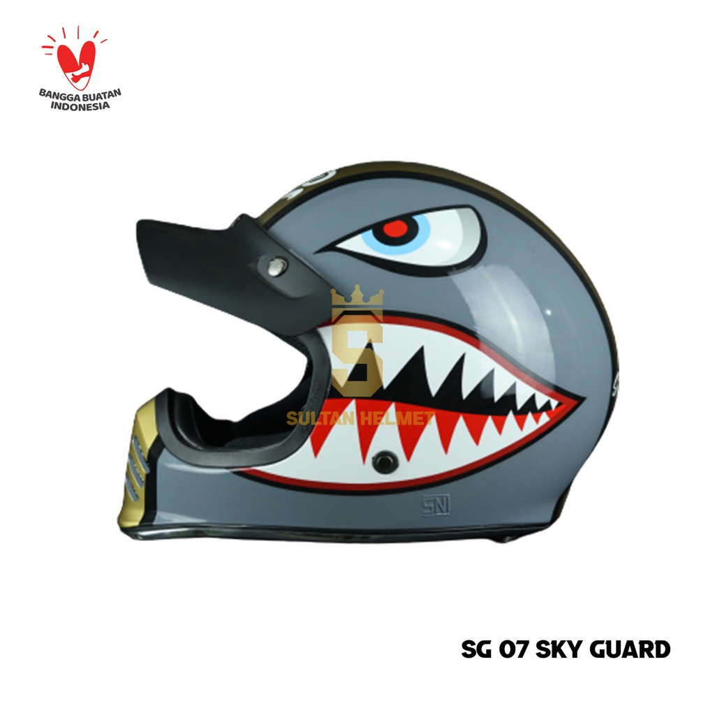 HELM JPX RETRO SIGNATURE MONSTER GREY/ABU CAKIL
