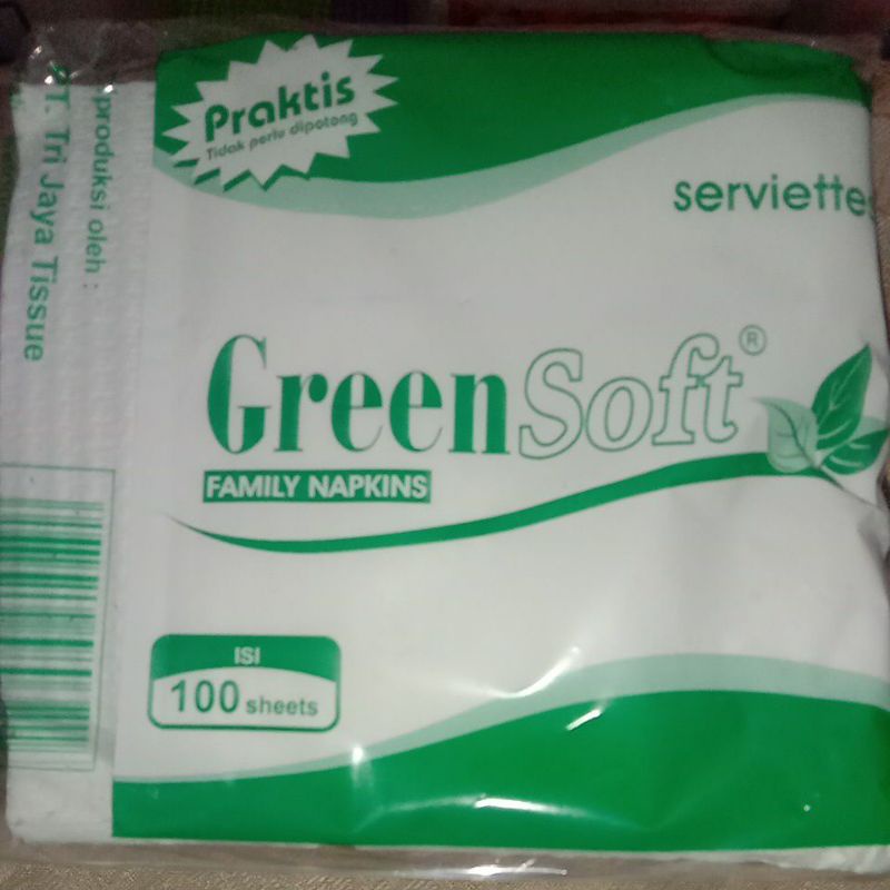 tisu napkin GREEN SOFT