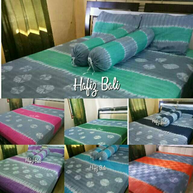 Sprei Bali Tiedye Motif Jumputan murah berkualitas.