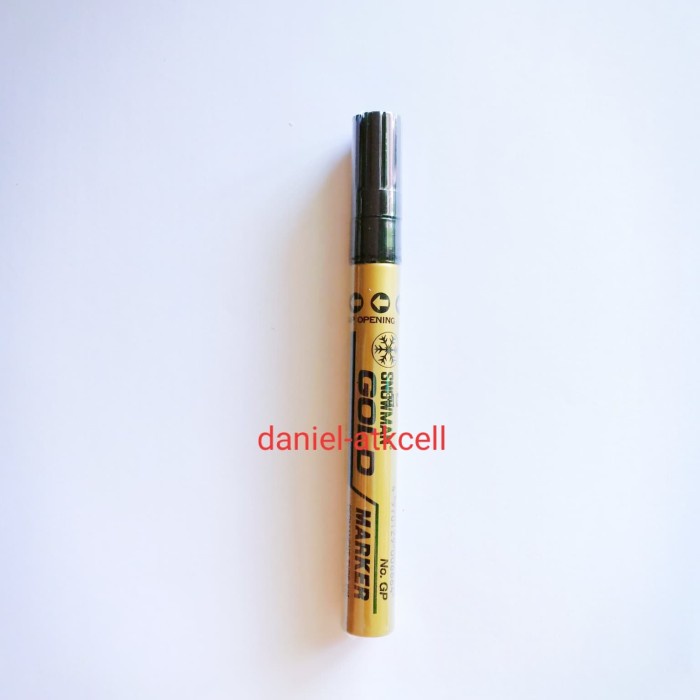 

Gaya Spidol Gold Permanen Snowman Extra Fine Berkualitas