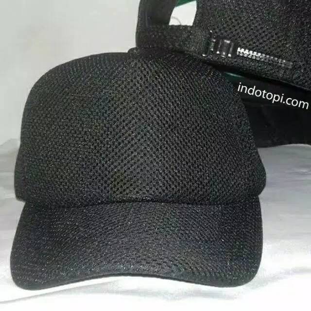 Topi jaring double mess polos