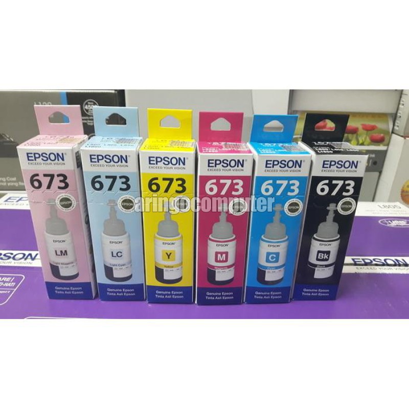Cartridge &amp; Tinta Epson T6735 (Light Cyan) L800/L805/L850