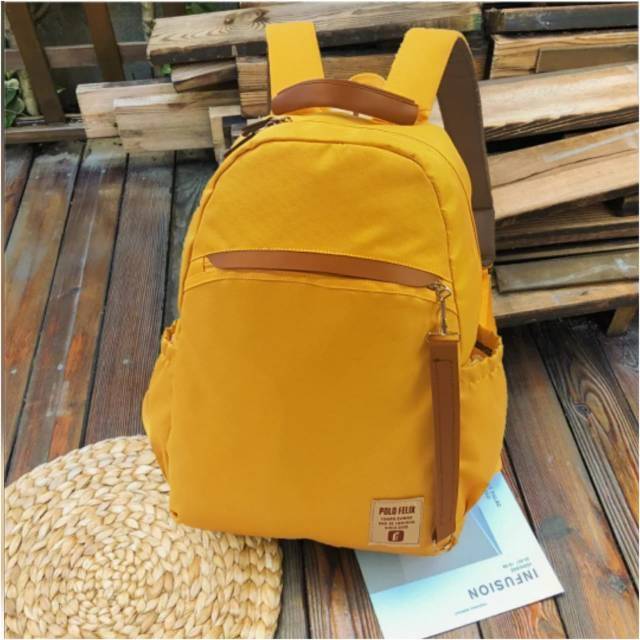 Durable tas ransel sekolah tas kuliah Ransel Hitam Kanvas Pria Wanita Tas Punggung Sekolah Pelajar Perguruan Tinggi untuk Remaja Ransel Kasual Mochila Ransel Harian Travel