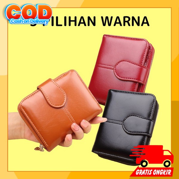 Domper Wanits Lucu Dmpt Lipat Kecil Dmpet Cewe Tebal Bagus Dompet Kondangan Resleting Domet Wanita T