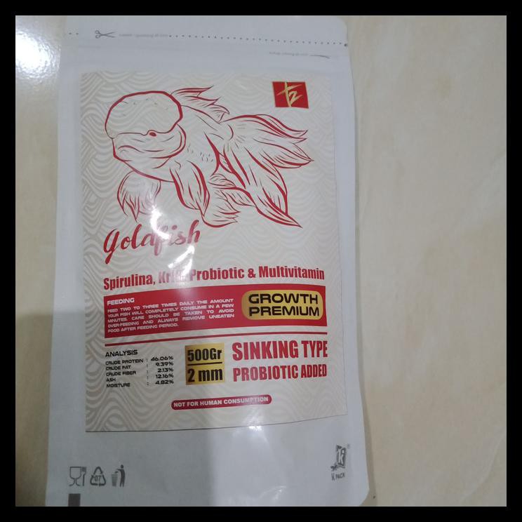 GRATIS  T2goldfish food 500gr