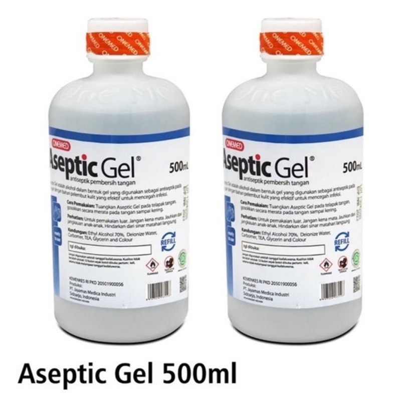 Refil Aseptic Gel 500ml Refill Onemed Antiseptic Refil Aseptic Gel Aseptan 500ml Refill aseptic