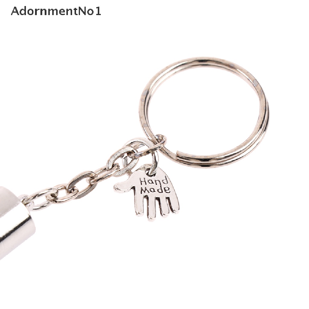 [AdornmentNo1] Wishing Bottle Eternal Flower Keychain Student Pendant Backpack Car Key Pendant [new]