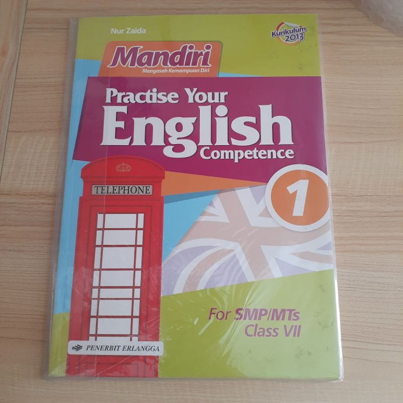 Jual Erlangga Buku Paket Mandiri Bahasa Inggris Kelas 1 Smp Mandiri Practice Your English 4889