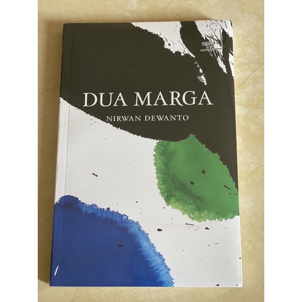 BUKU PUISI DUA MARGA BY NIRWAN DEWANTO BERTANDA TANGAN PENULIS