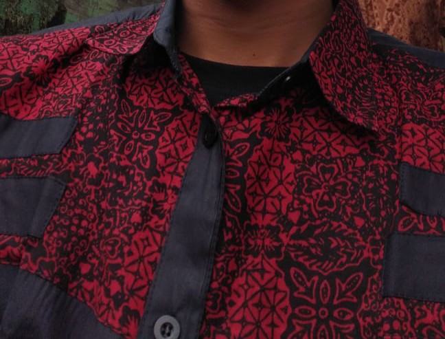 Kemeja Batik Lengan Pendek Slimfit Motif Terbaru Casual Pria Kemeja Batik Pria Kombinasi