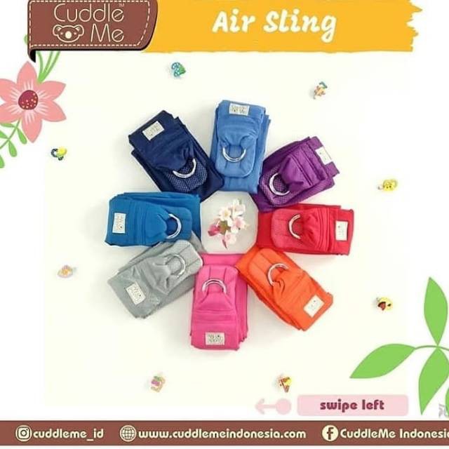 Ready                                  Gendongan Bayi CuddleMe Airsling  125 B 45