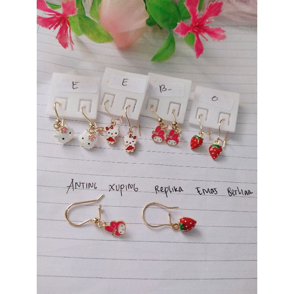 Anting Giwang Anak &amp; Dewasa Awet Anti iritasi lapis Emas