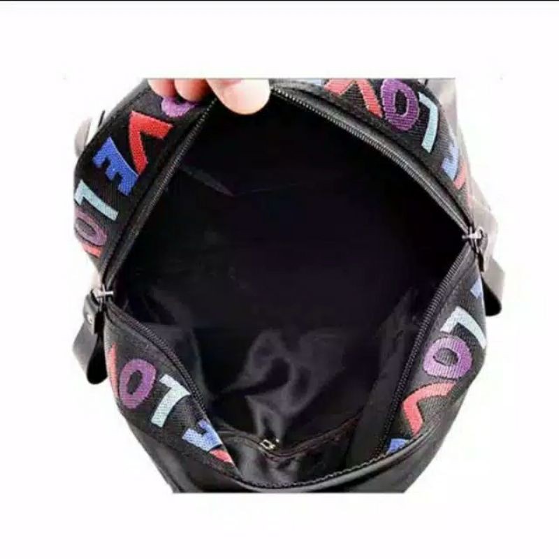 TAS LOVE LOVE/Backpack Mikro Tas Ransel Fashion