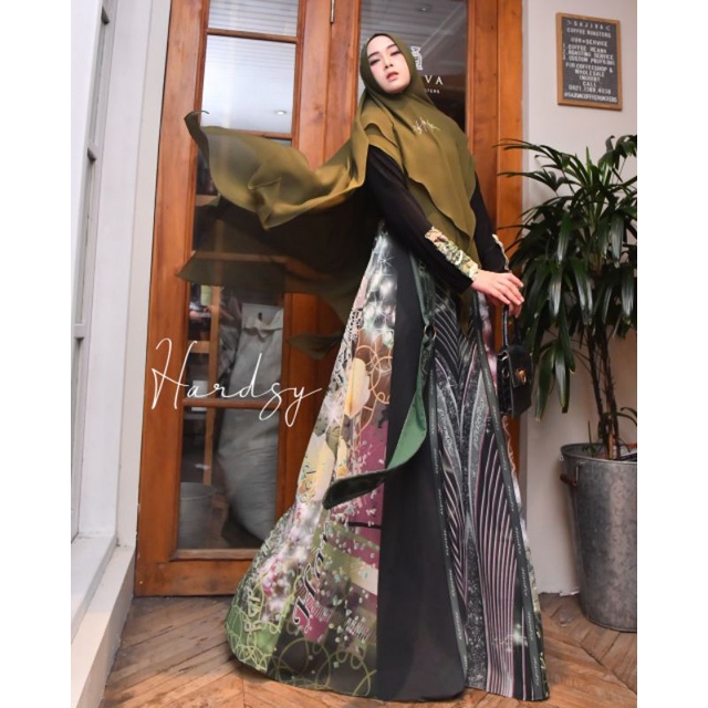 Savina Syar’i Ori by Hardsy Syalmadina / Gamis Set Syar’i / Gamis Pesta Mewah / Dress Muslimah Branded / Baju Syari Terbaru / Gamis Syari Terbaru / Fashion Muslimah Branded-3