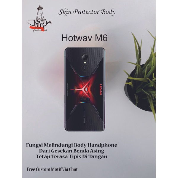 dapat 2Pcs Garskin Hp Hotwav M6 Motif HM - Free Custom motif via chat