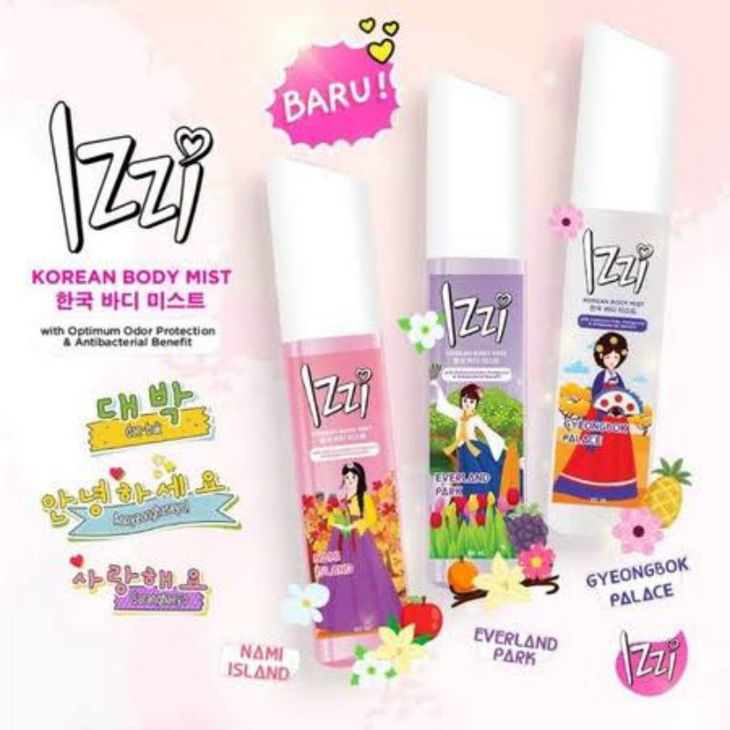 izzi body mist korean
