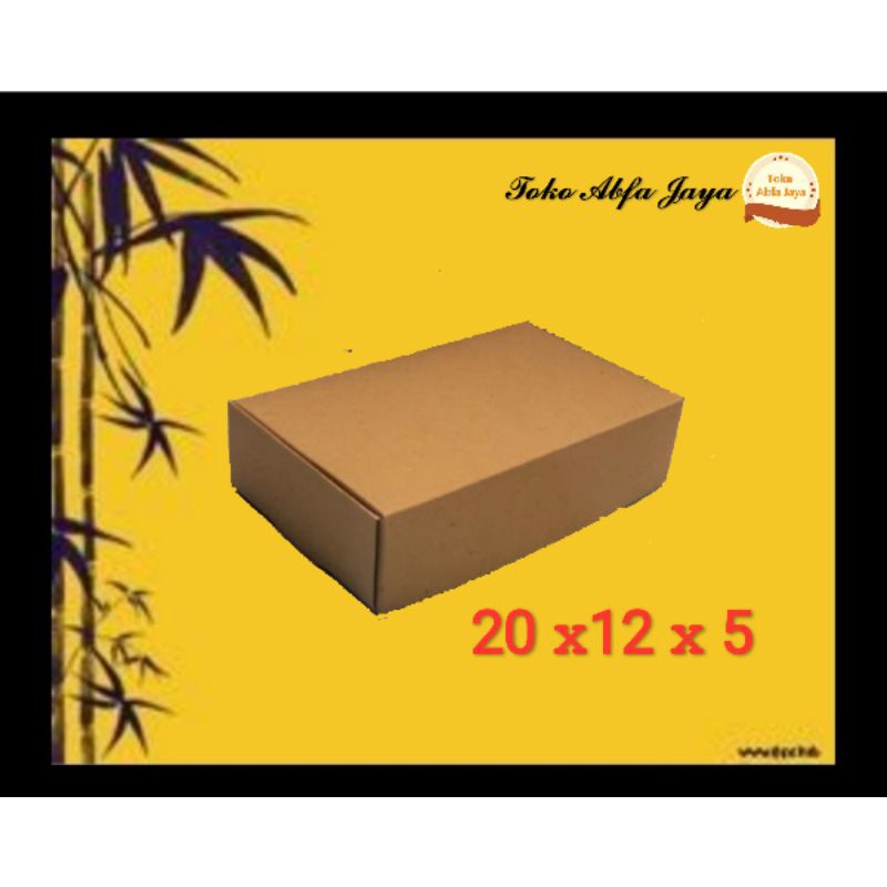 

(Box murah) Box Kraft Coklat 20 x 12 x 5 Untuk Box Olshop, packing, Kado Hampers, kue, Snack Dll