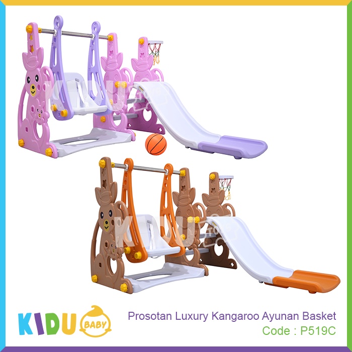 Labeille Prosotan Ayunan Luxury KANGAROO Slide Swing Kangguru Basket Kidu Baby