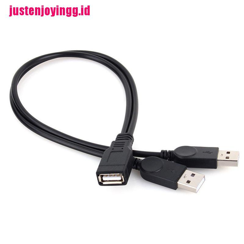 Kabel Data / Charger USB 2.0 1 Female Ke 2 Male Bentuk Y