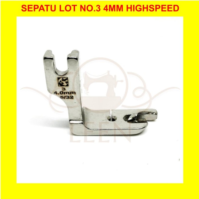 Sepatu Lot / Lilit / Kelim No 3 4mm GRADE A Mesin Jahit Industri LEEN