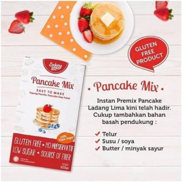 

Ladang Lima Pancake Mix / Tepung Pancake 323gr