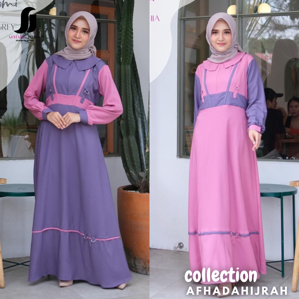 Afhadahijrah -  Naomi gamis terbaru gamis termurah gamis terlaris