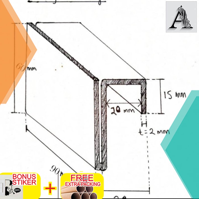 

Promo Akrilik price tag / display harga - 60mmx90mm