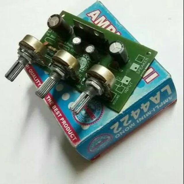 Kit Rakitan Power Amplifier Mini LA4422 Mono