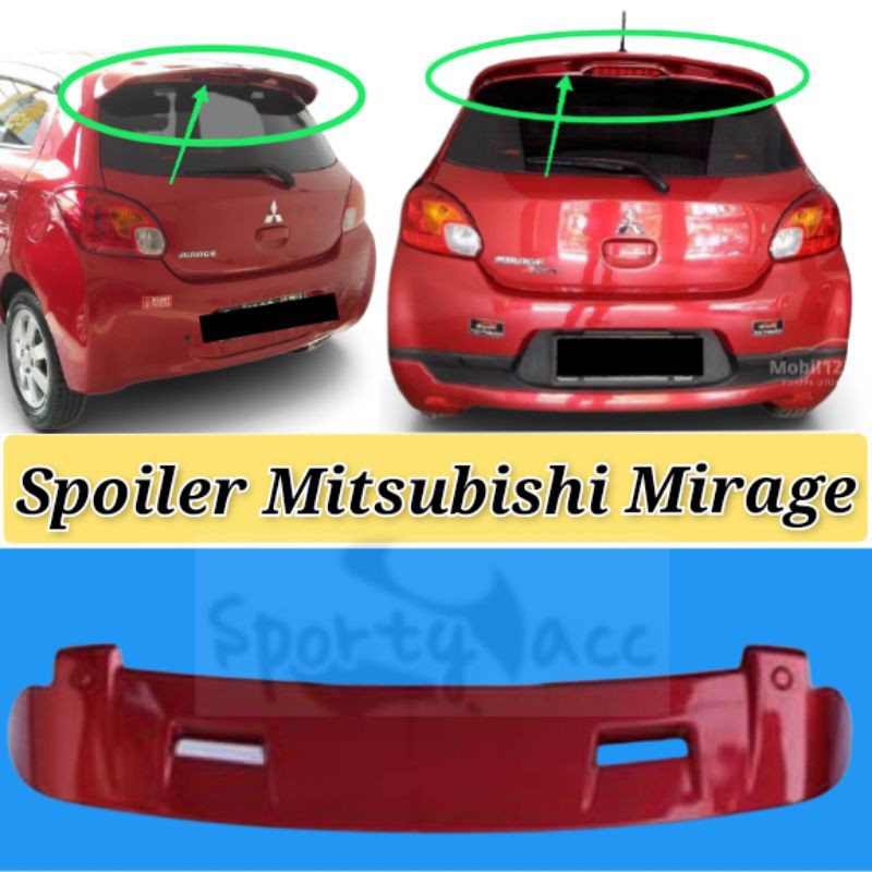 Spoiler mitsubishi mirage