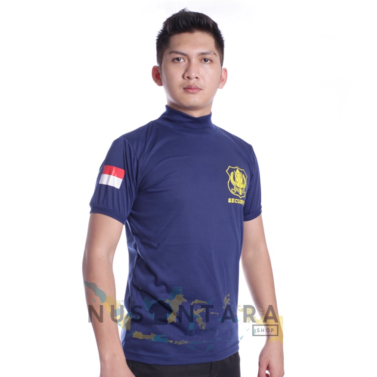 Kaos Satpam Terbaru Warna Cream Kaos Security Terbaru Cream Kerah Tinggi Kaos Dalam Satpam Kaos Satpam Cream Kaos Satpam Terbaru