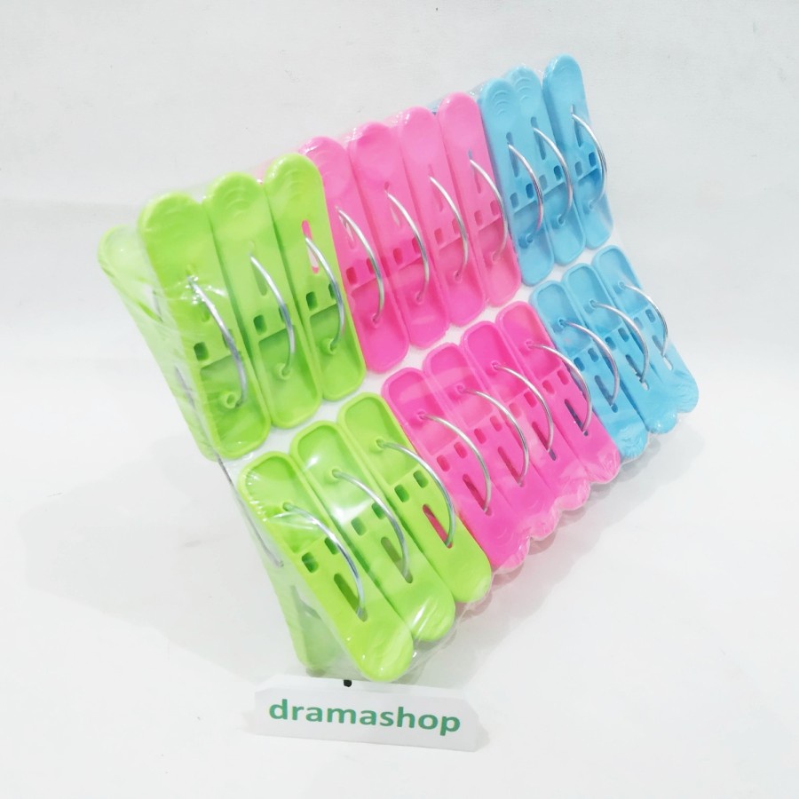 Jepit Jepitan Jemuran plastik laundry clip good quality dramashop