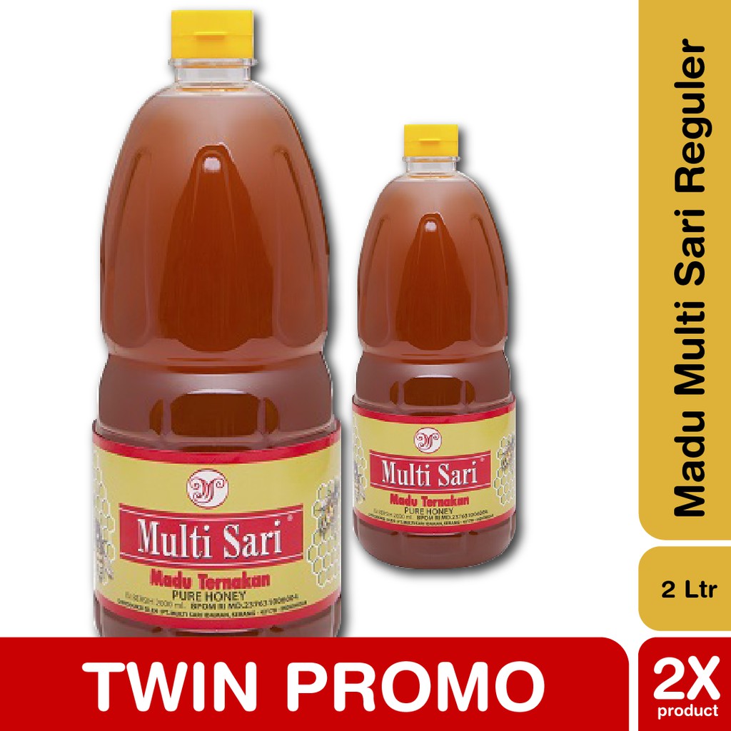 

Multisari Reguler 2000 ml Madu Murni Asli ( Twin Promo )