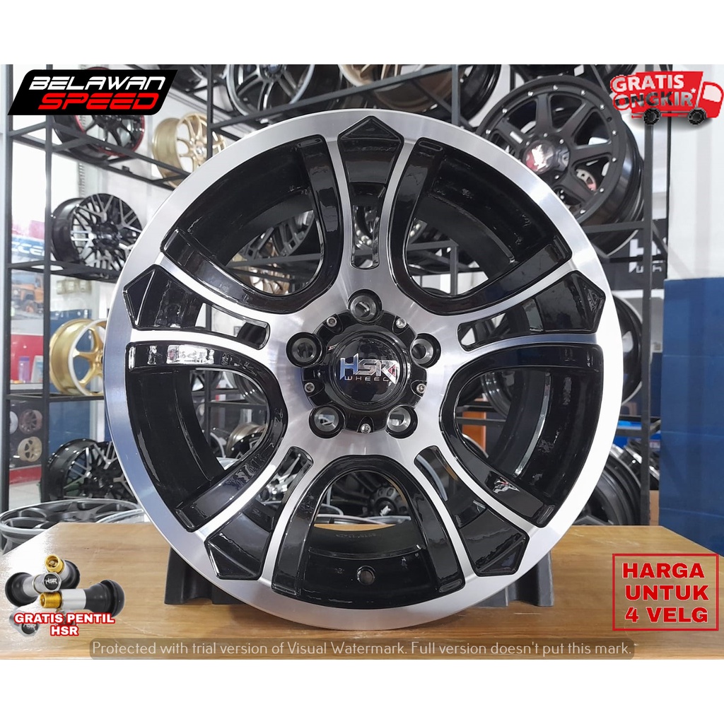 VELG MOBIL MURAH SEMI OFFROAD UNTUK INNOVA XPANDER TERIOS RUSH HILUX SC PEAK HSR R15 RING 15 - PELAG