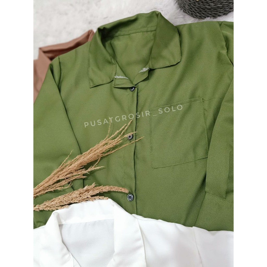 PLAIN KEMEJA PUSATGROSIR_SOLO/ BASIC TOP MOSSCREPE PREMIUM-1