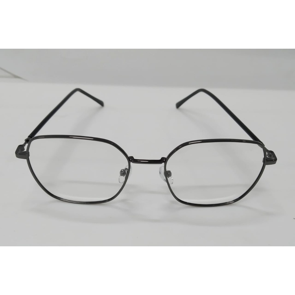 ⭐Gogoland⭐ Kacamata Photocromic Korea / Anti Radiasi 2 In 1Photochromic Pria Wanita R451-K4 ABU ABU