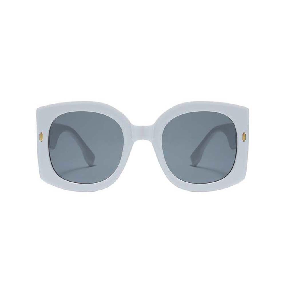 Mxbeauty Kacamata Hitam Elegan Vintage Visor Eyewear Anti-UV UV400 Square Frame Wanita Sunglasses