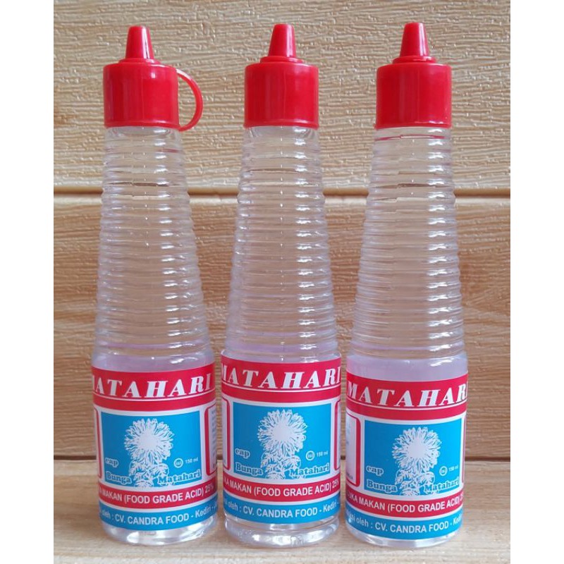 ✔MURAH Cuka Makan Cap Bunga Matahari 150ml HALAL MUI / Cuka