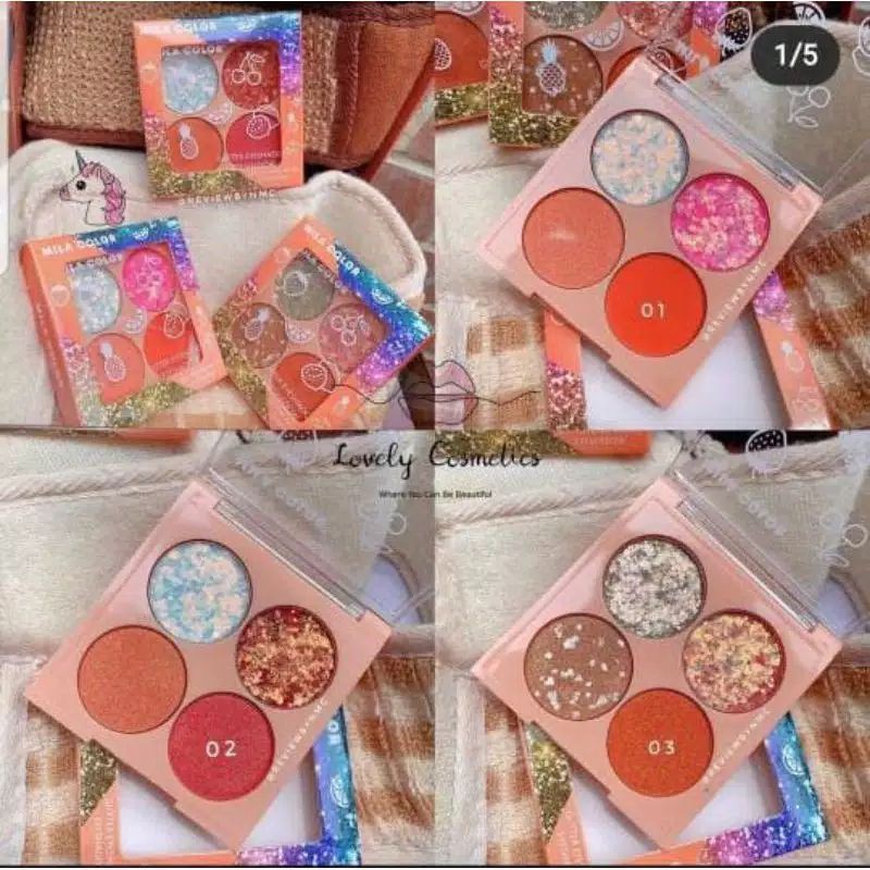 Eyeshadow glitter kiss beauty