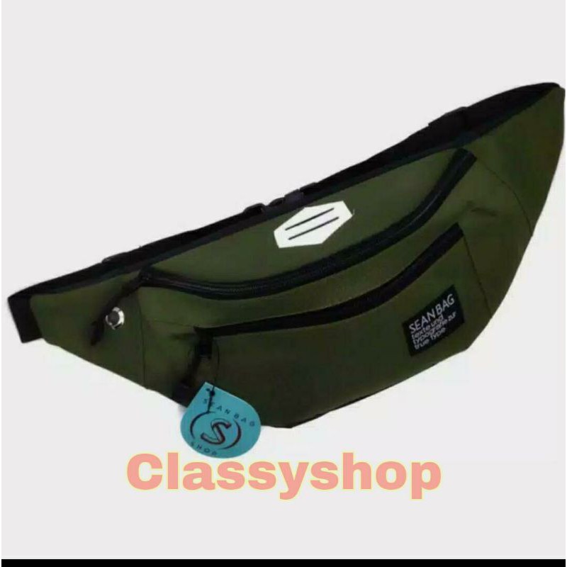 tas waistbag seanbag green olive