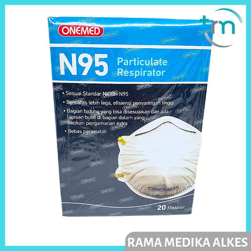 Masker N95 Onemed | masker n95 (1 box isi 20 pcs)