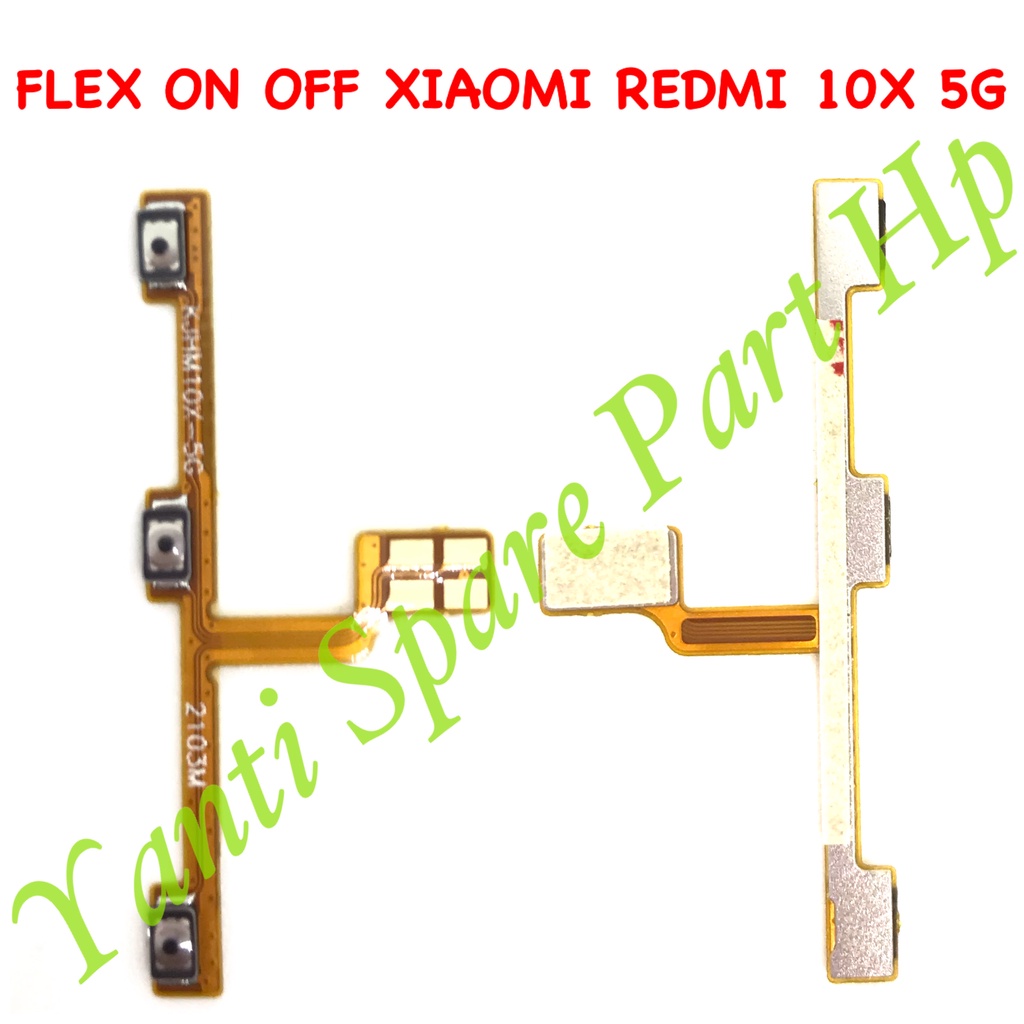 Flexible On Off Xiaomi Redmi 10X 5G Original Terlaris New