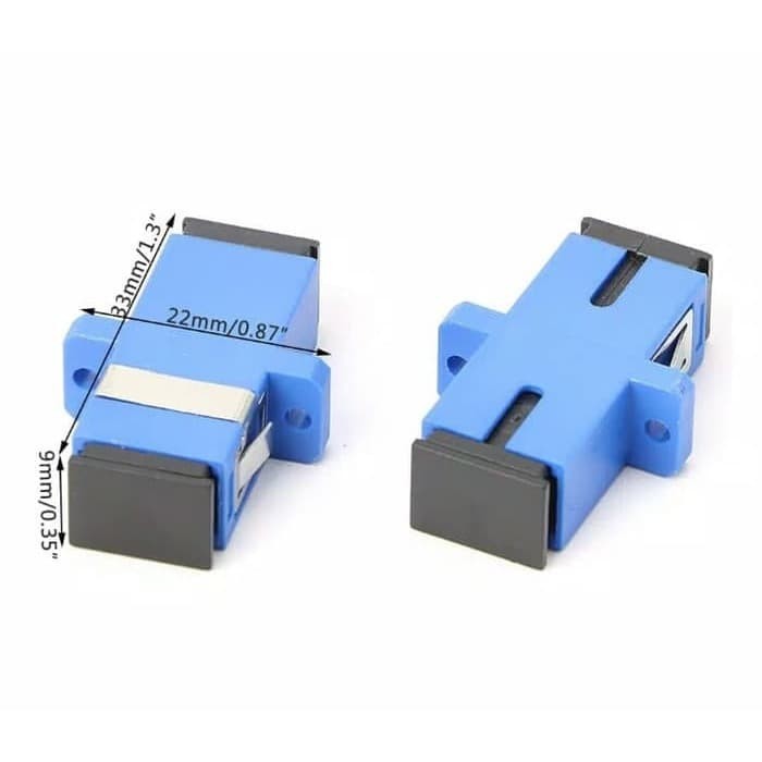 Barrel Fiber Optic / Adapter Fiber Optic SC-UPC Sambungan Fast Connector Fiber Optic FO