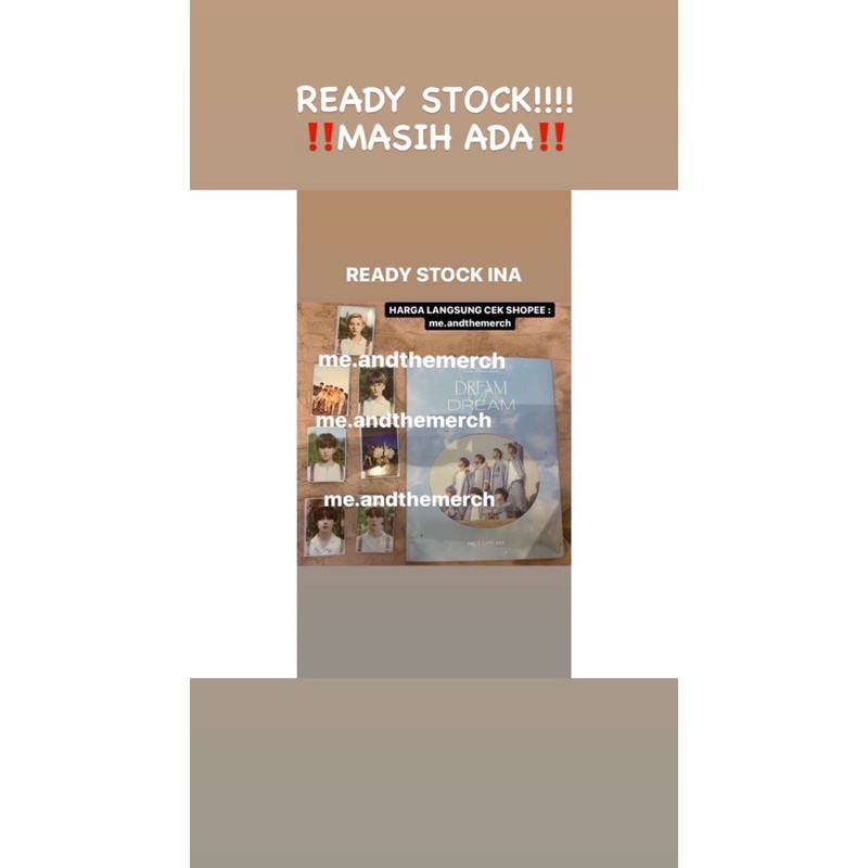 <READY STOCK> PHOTOBOOK PB NCT DREAM A DREAM ONLY PAIRING CHENLE PHOTOCARD DAT NIGHT