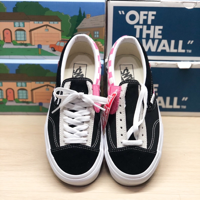 Vans Slip-On Cut And Paste (CAP) Black/Azalea Pink