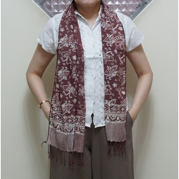 Scarf Batik katun paris halus